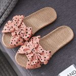 Korean Style Linen Slippers, Soft, Trendy for Home & Outings— Sandal & Slipper-RV251 - Image 3