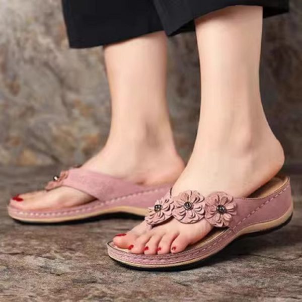 Women’s plus-size casual flip-flop slippers, Sandal & Slipper-RV139