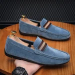Men's Loafers New Arrival, Casual Business Style, Trendy Soft-Soled Driving Shoes, Loafer – LM1034 - Image 3