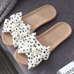 Korean Style Linen Slippers, Soft, Trendy for Home & Outings— Sandal & Slipper-RV251 - Image 2