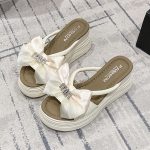 Thick-Soled Sandals for Women to Wear as Outerwear, Balanced Heel-RV704 - Image 4