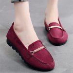 Women’s PU-sole Beijing cloth slip-on flats, Loafer-RV2405 - Image 2