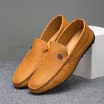 Men's business Korean style casual versatile shoes slip-on, Loafer – LM1039 - Image 3