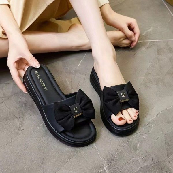 Korean style platform comfortable sandals For Women Balanced Heel-RV705