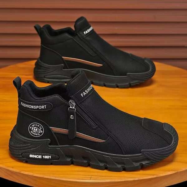 New Style Side Zipper Men’s Shoes, Sneaker- LM2095