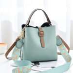 New Wide Shoulder Strap Bucket Bag Korean Styl Women's Bags – BB1012 - Image 4