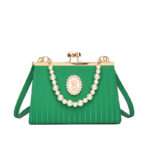 New women's handbag, evening bag with pearl queen badge decoration, Women's Bags – BB1029 - Image 4