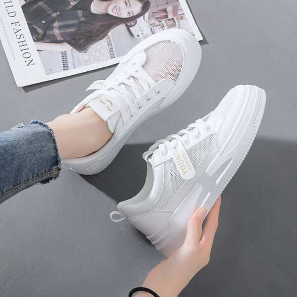 Soft leather, sports casual, mesh, breathable, versatile, Shoes for Women, Sneaker & Kades – DS144