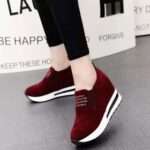 Korean style platform thick sole hidden height increase women’s shoes, Kades-RV2106