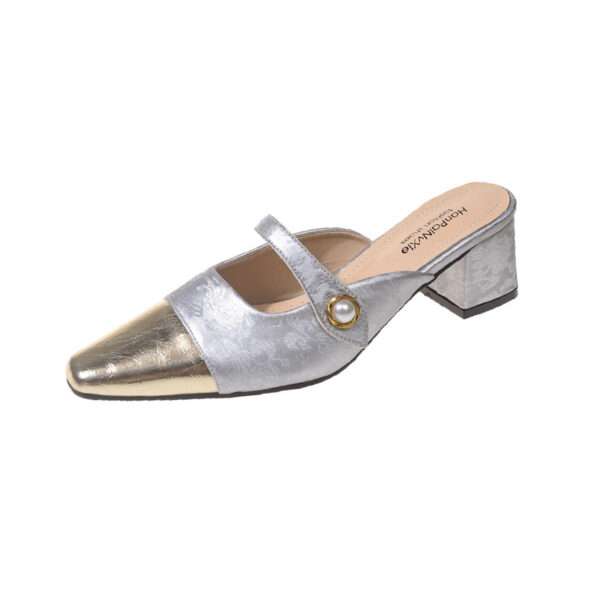 French-style fairy Mary Jane shoes for women, Box Heel – RV1493