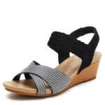 Women’s wedge sandals, summer open-toe, comfortable Balanced Heel – RV742 - Image 2