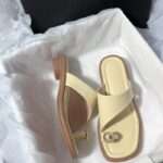 Women’s chunky heeled Korean style minimalist slip-on sandals, Sandal & Slipper – RV30086 - Image 3