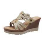 Women’s High Heel Rhinestone Slippers for Outerwear, Balanced Heel – RV738 - Image 3