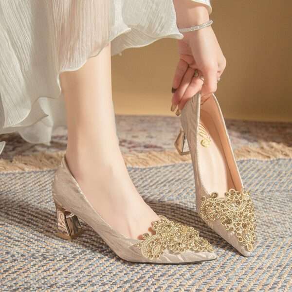 Bridesmaid shoes, elegant cheongsam dress shoes for Women, Style Shoes – RV2568