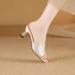 Stylish and elegant women’s high-heeled sandals, Pencil Heel – RV1508 - Image 2