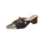 French-style fairy Mary Jane shoes for women, Box Heel – RV1493 - Image 3