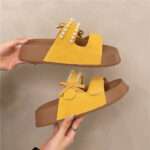 Korean style, suitable for beach outings, Women’s paired with skirts & sandals, Sandal & Slipper –RV30094 - Image 3