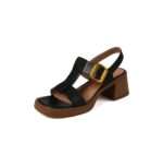 Retro chunky heel sandals for women, Box Heel – RV1507