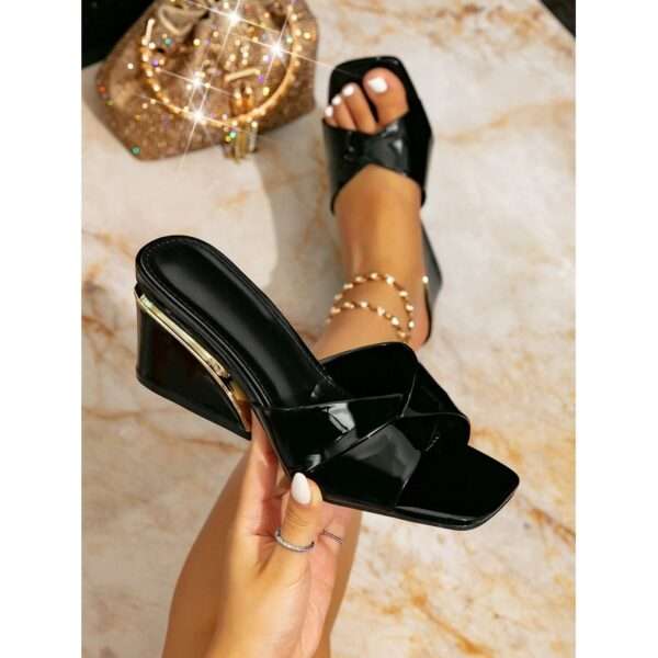 Popular fashion, square toe, versatile and casual women’s shoes, Box Heel – RV1505