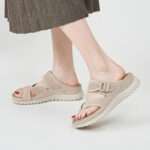 New Velcro hollowed-out thick sole Women's sandals, Balanced Heel – RV724 - Image 3