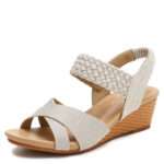 Women’s wedge sandals, summer open-toe, comfortable Balanced Heel – RV742 - Image 4