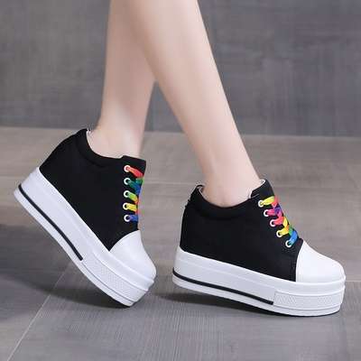 Korean style, versatile, thick sole, casual, trendy sneakers For Women, Kades-WR06