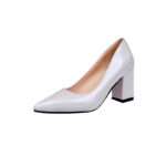 Shallow Mouth, PU Slip-on Pointed Toe High Heels for Women, Style Shoes – RV2559 - Image 4