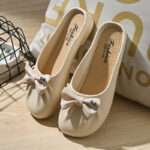 Women's Summer Slippers, Bow Knot, Flat, Sandal & Slipper – RV30103 - Image 4