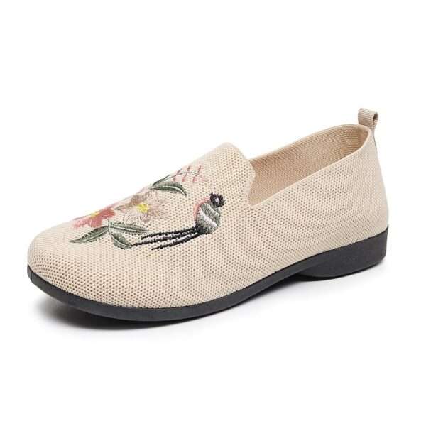 New Spring and Autumn Style Old Beijing Cloth Shoes Women's Single Shoes, Canvas & Loafer – DS153