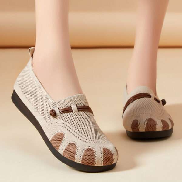 Women's casual shoes, spring style, low-cut mesh shoes, Canvas & Loafer – DS158