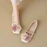 French retro Mary Jane flat shoes for women, Style Shoes RV2595 - Image 2