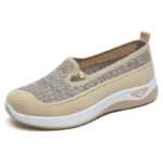 Comfortable shoes for seniors, spring slip-on casual shoes for Women’s, Canvas & Loafer – DS151 - Image 2