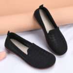 Lightweight and Breathable Flat Shoes, Old Beijing Cloth Shoes for Women, Canvas & Loafer – DS133 - Image 2