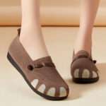 Women's casual shoes, spring style, low-cut mesh shoes, Canvas & Loafer – DS158 - Image 3