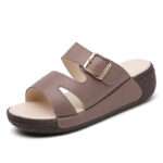 Summer platform sandals, comfortable flat beach sandals For Women, Balanced Heel – RV713 - Image 3