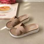 Stylish new platform women's summer home sandals, Balanced Heel – RV739