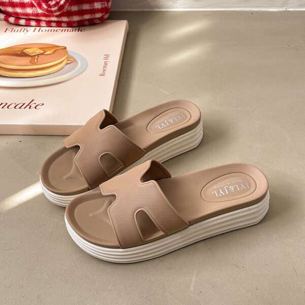 Stylish new platform women's summer home sandals, Balanced Heel – RV739