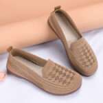 Lightweight and Breathable Flat Shoes, Old Beijing Cloth Shoes for Women, Canvas & Loafer – DS133 - Image 4