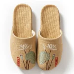 All-Linen Indoor Women’s Non-Slip Slippers, Sandal & Slipper – RV30090