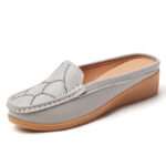 Women's Slip-on Lightweight Non-slip Platform Shoes, Balanced Heel – RV736 - Image 4