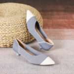 Pointed toe fly-knit soft sole breathable high heel women's Style Shoes – RV2577 - Image 7