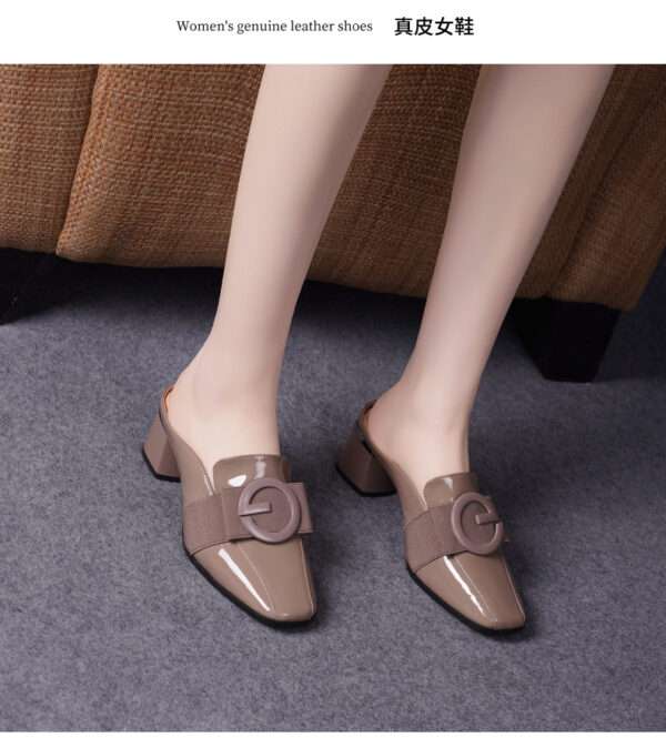New Summer Closed-Toe Half-Slippers Women's Outdoor Wear, Style Shoes – RV2566