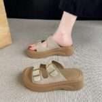 Women's platform sandals, perfect for summer wear,  Balanced Heel - RV714 - Image 3