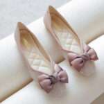 Women's Spring New Korean Style Square Toe Loafers Flat Casual Slip-on Bow, Style Shoes – RV2591 - Image 2