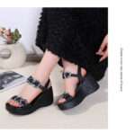 Women's wedge high-heeled sandals, Balanced Heel – RV708