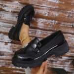 Women's leather shoes, imported from Amazon, British style, Style Shoes – RV2599 - Image 2