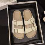 Birkenstock beach flip-flops, slip-on platform Women’s sandals, Sandal & Slipper – RV30078 - Image 3