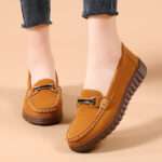 Versatile Metal Buckle Casual Shoes, Canvas & Loafer – DS160 - Image 2