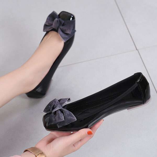 Women's Shoes, Korean Style Loafers, Bowknot Single Shoes, Style Shoes – RV2589
