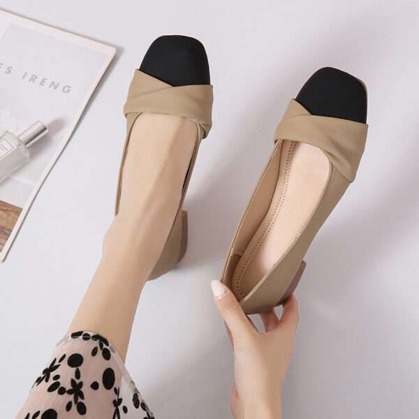 Women's Elegant and Versatile Soft Sole Chunky Heel Comfortable Style Shoes – RV2587